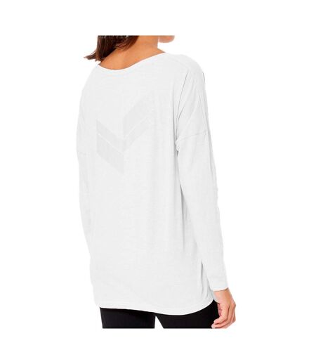 T-shirt Manches Longues Blanc Femme Kaporal 23 - M