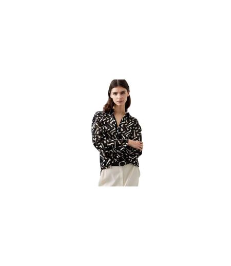 Blouse Manches Longues Diandra Femme Noir Crème French Connection