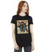 Disney Femme/Les femmes Big Hero 6 Baymax Hiro Newspaper Coton Boyfriend T-Shirt (Noir) - UTBI15473-2