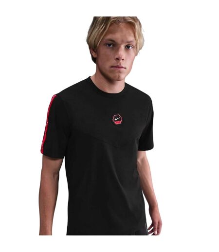 T-shirt City Side Homme Noir Rouge Nike