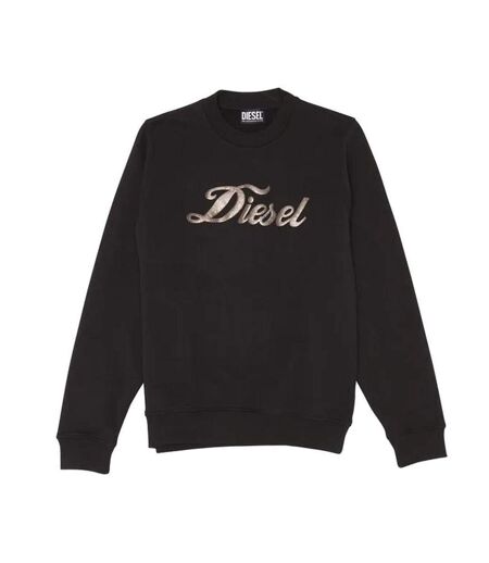 Sweat Noir Femme Diesel Felpa - L