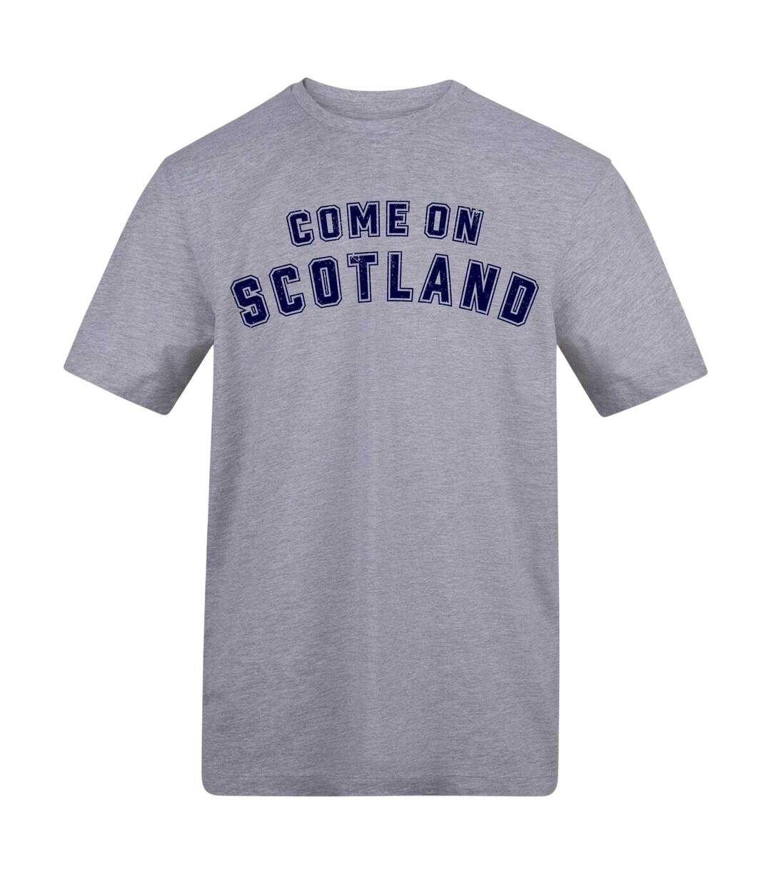 T-shirt Come On Scotland Homme Gris AWD-1
