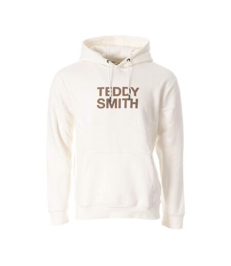 Sweat à capuche Blanc logo Homme Teddy Smith Siclass - XL