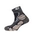 X1 paire de chaussettes noir/marron homme extra light-1