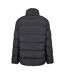 Mens Hidden Zip Puffer Jacket Black NY Concept-2