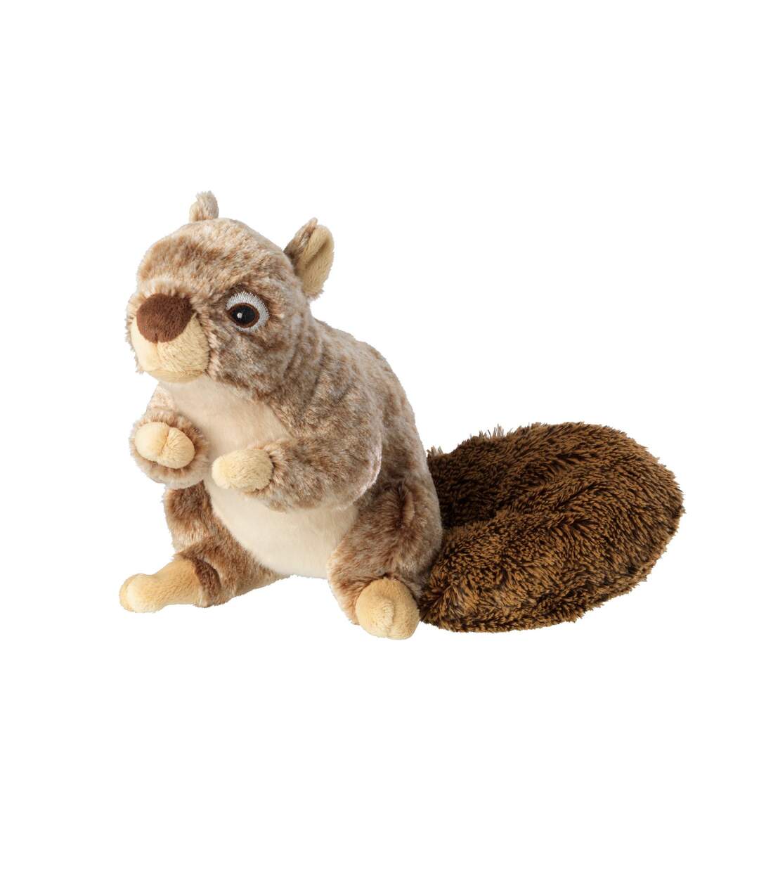 Woodland squirrel plush dog toy one size brown House Of Paws-1