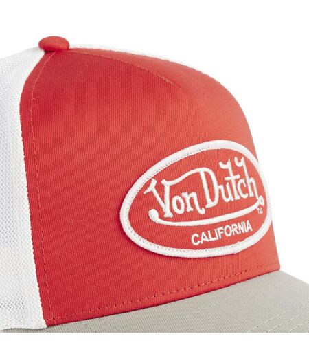 Casquette trucker avec filet et broderie Poly Vondutch