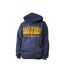 Sweat À Capuche Motif/style Logo Homme Bleu Marine Masters-1