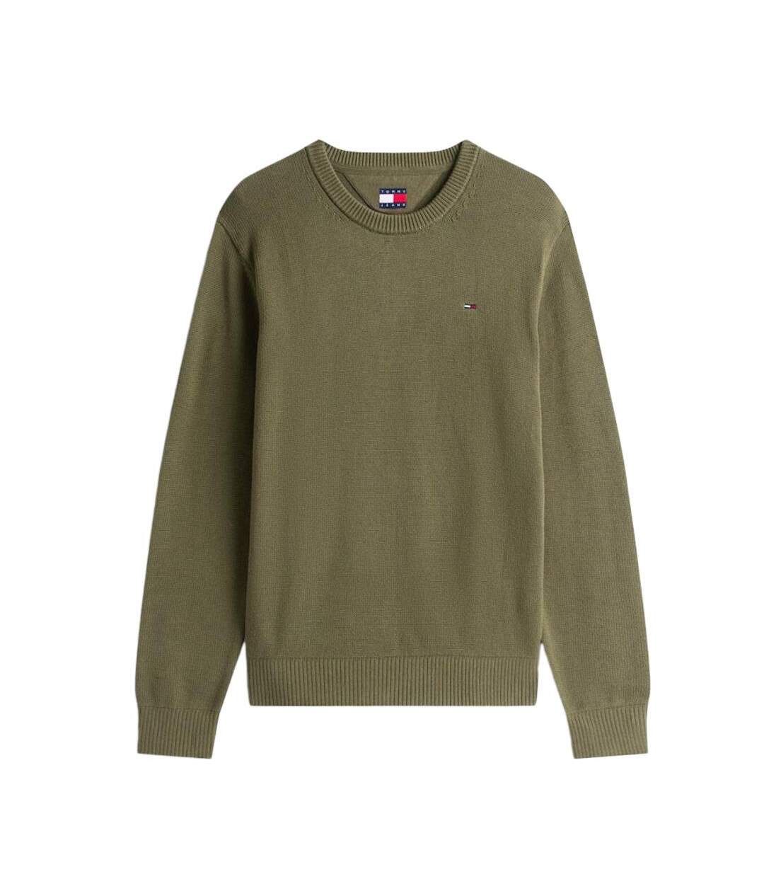 Pull vert homme tommy hilfiger slims-2