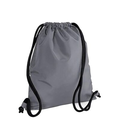Lot de 2  sacs de gym à cordon icon taille unique graphite/noir Bagbase