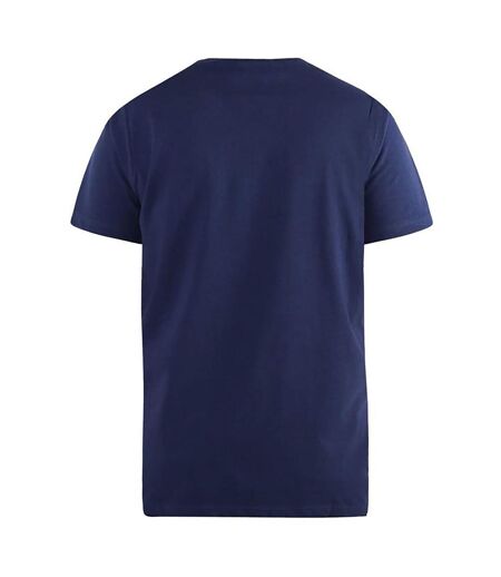 D555 Mens Signature-1 V-Neck T-Shirt (Navy)