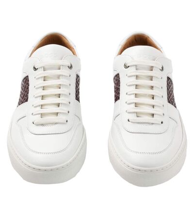 Baskets Mirage Homme Blanc Marron Boss
