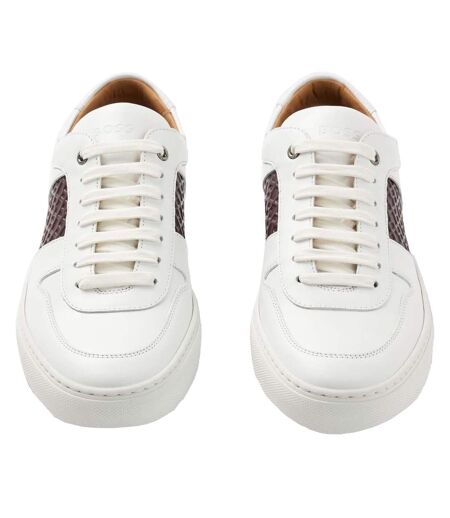 Baskets Mirage Homme Blanc Marron Boss