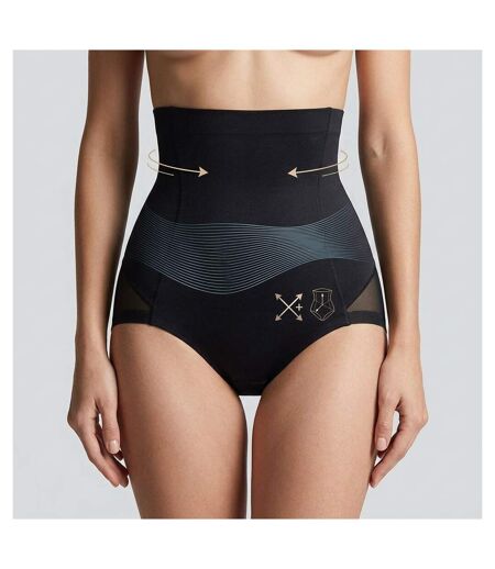 OZABI Culotte Gainante Femme Taille Haute Lot 2 Noir Chair