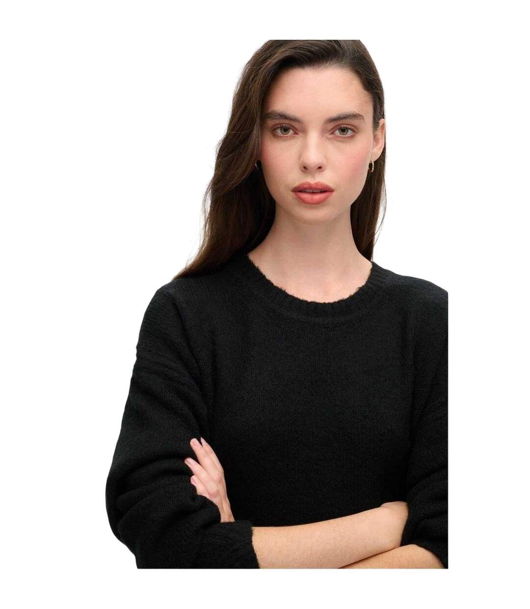 Robe Pull Femme Noir Chiné Superdry-4