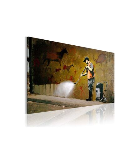 Tableau Blanchiment des Caves Lascaux - Banksy 40x60cm