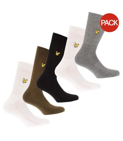 Chaussettes de sport homme noir / blanc / gris Lyle & Scott