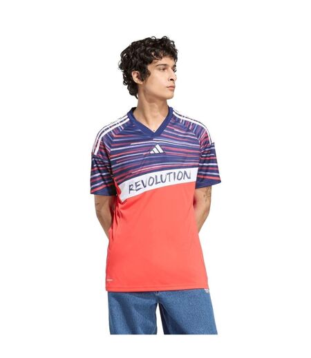 Mens Football Shirt Red Black New England Revolution