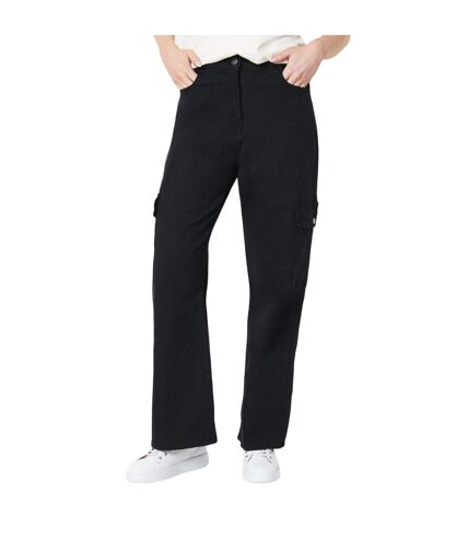 Womens/ladies cargo jeans black Principles