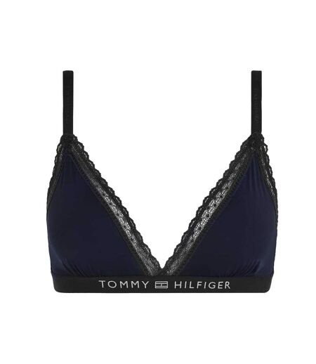 Womens/ladies Lettering Bralette Desert Sky Tommy Hilfiger