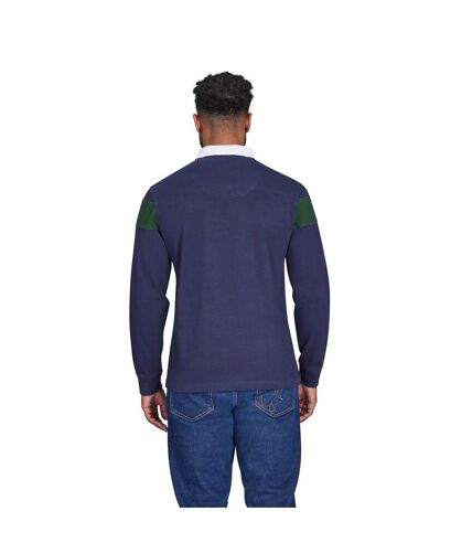 Haut de rugby homme bleu marine Raging Bull