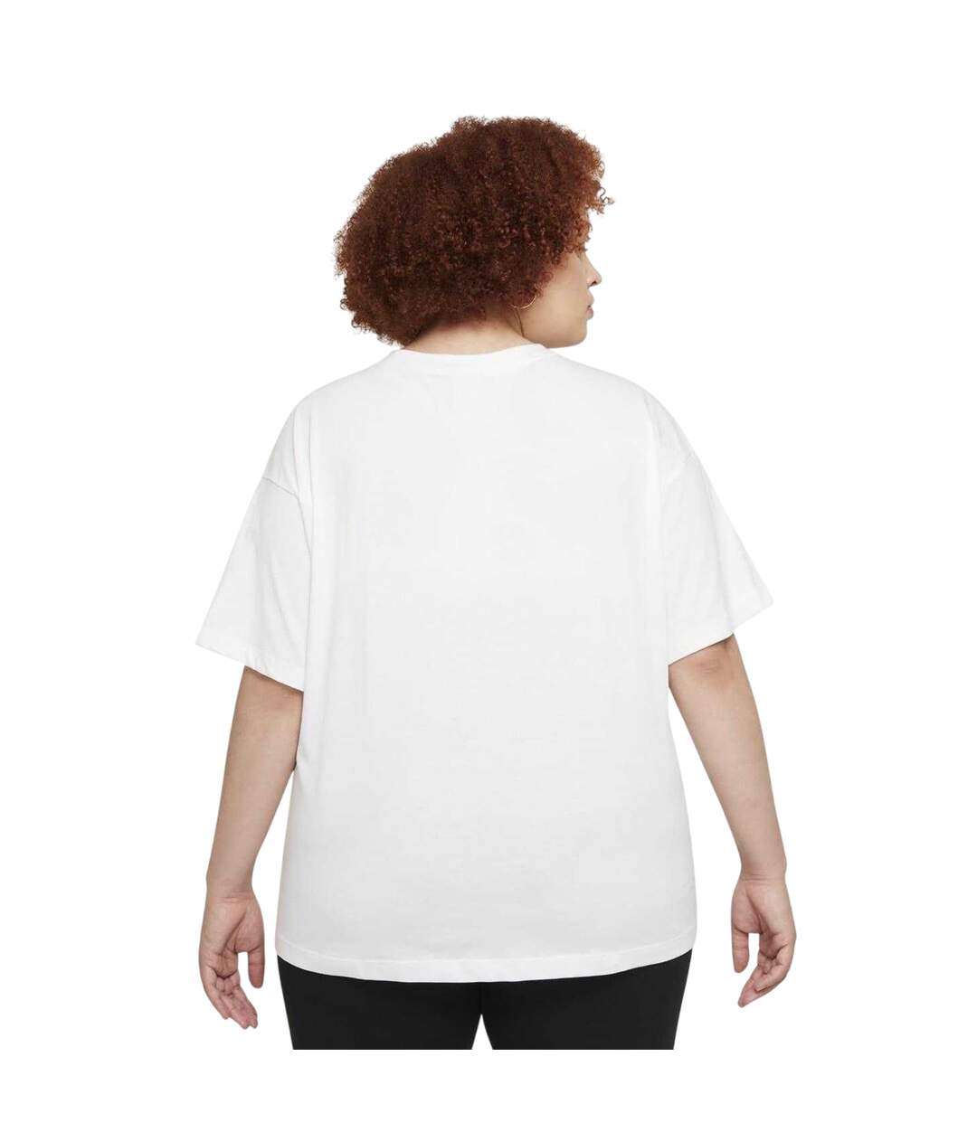 T-shirt Motif/style Logo Essential Femme Blanc Noir Nike-2