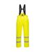 Mens bizflame rain hi-vis trousers yellow Portwest