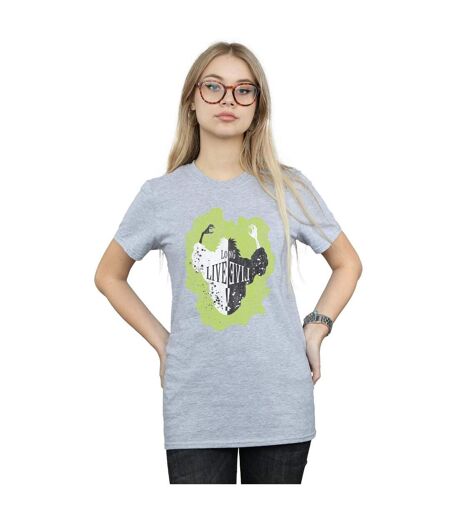 Disney - T-shirt THE DESCENDANTS CRUELLA LONG LIVE - Femme (Gris chiné) - UTBI20027