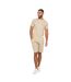 Short de jogging barreca homme beige gris Born Rich