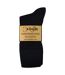 4 Pack Mens Bamboo Diabetic Socks Soft Breathable Non Binding Socks-2