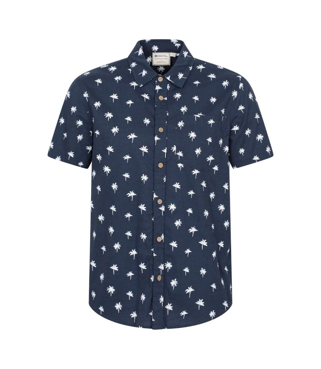 Chemise Manches Courtes Motif/style Imprimé Preston Homme Bleu Mountain Warehouse-1