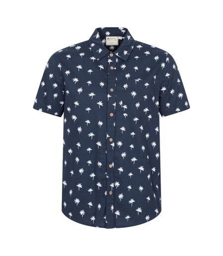 Chemise Manches Courtes Motif/style Imprimé Preston Homme Bleu Mountain Warehouse