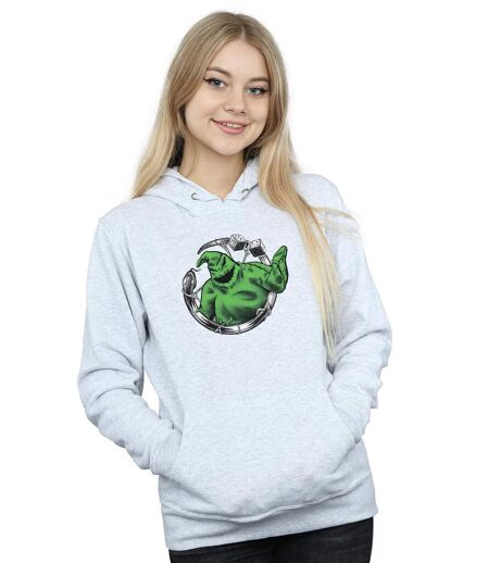 Disney Sweat à capuche Nightmare Before Christmas Roll The Dice Femme/Femme (Gris sportif) - UTBI12272