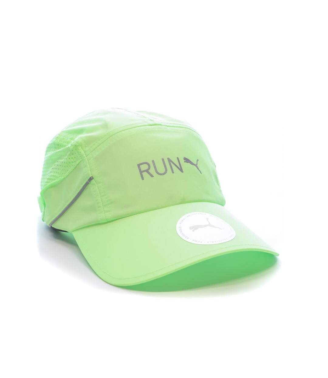 Casquette de Running Verte Fluo Puma Light Weight Runner - Taille unique-2