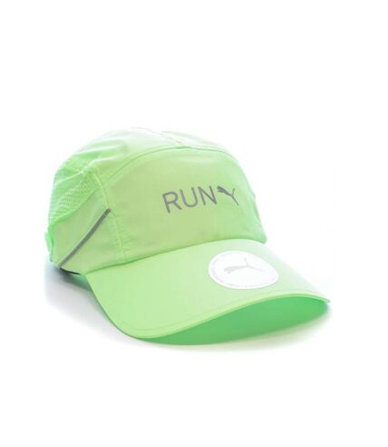 Casquette de Running Verte Fluo Puma Light Weight Runner - Taille unique