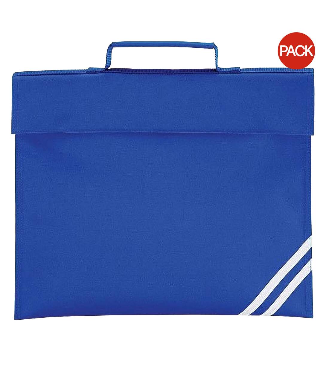 Quadra Classic Book Bag - 5 Liters (Pack of 2) (Bright Royal) (One Size) - UTBC4336-1