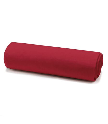 Drap housse Pomme d'amour - 100% coton 57 fils - 90 x 190 cm - Rouge