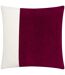 Coba washed velvet cushion cover 50cm x 50cm cherry Furn