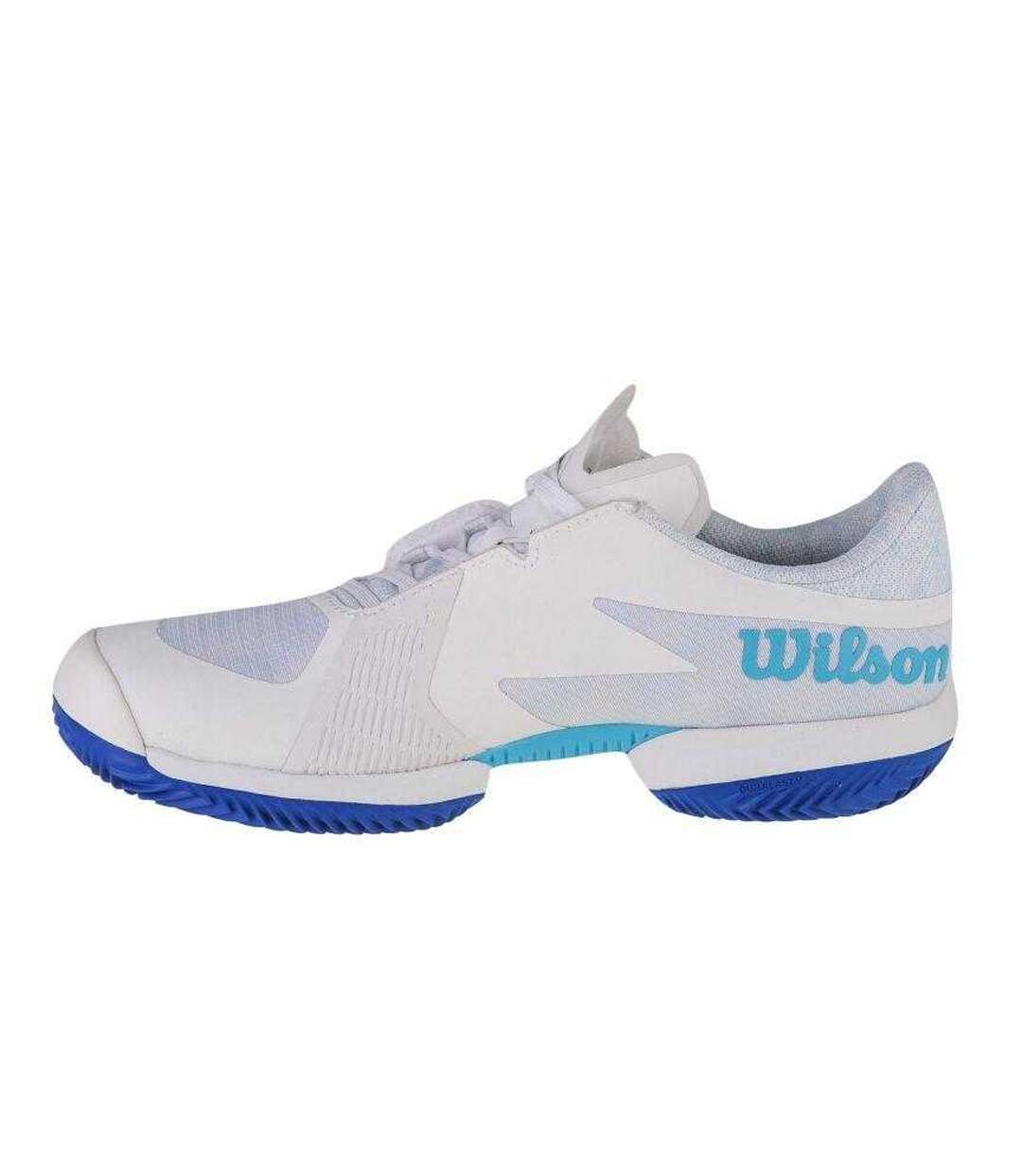Chaussures De Tennis Kaos Swift 1.5 Clay Homme Blanc Bleu Wilson-2