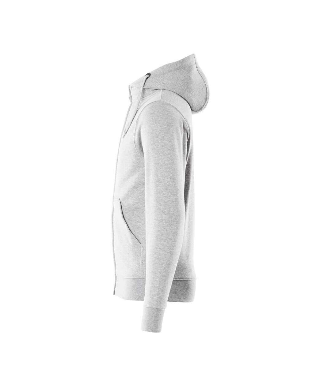Mens Crossover Gimont Full Zip Hoodie Grey Flecked Mascot-3