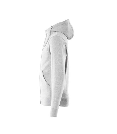 Mens Crossover Gimont Full Zip Hoodie Grey Flecked Mascot