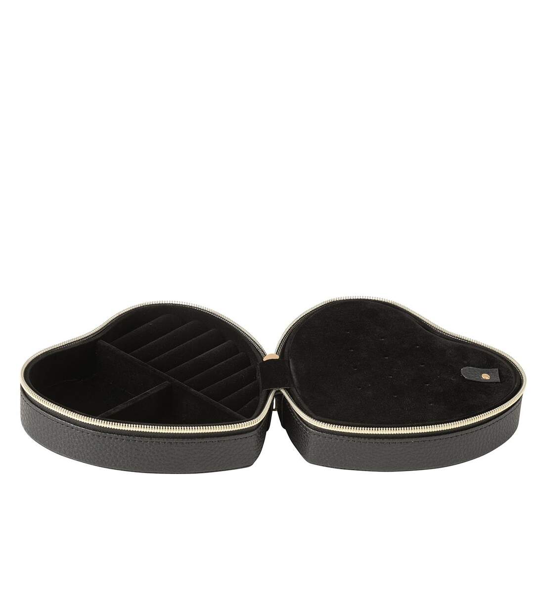Boîte à Bijoux Cœur Ericka 16cm Noir-3