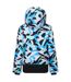 Womens/ladies Glitz Ii Abstract Padded Jacket Elysium Blue Dare 2B-3