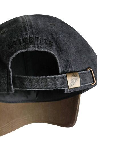 Westbury Colour Block Twill Cap Dark Grey Weird Fish