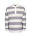 Womens/ladies Stripe Polo Shirt Navy White Jack Wills-1