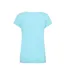 Womens/ladies Plain Roll Sleeve T-shirt Spearmint Lazy Jacks-2