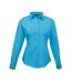 Blouse Femme Turquoise Vif Premier-1