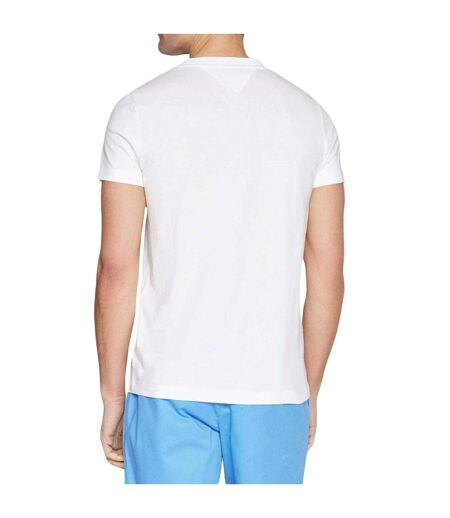 T-shirt Motif/style Logo Dans Cercle Homme Blanc Tommy Hilfiger