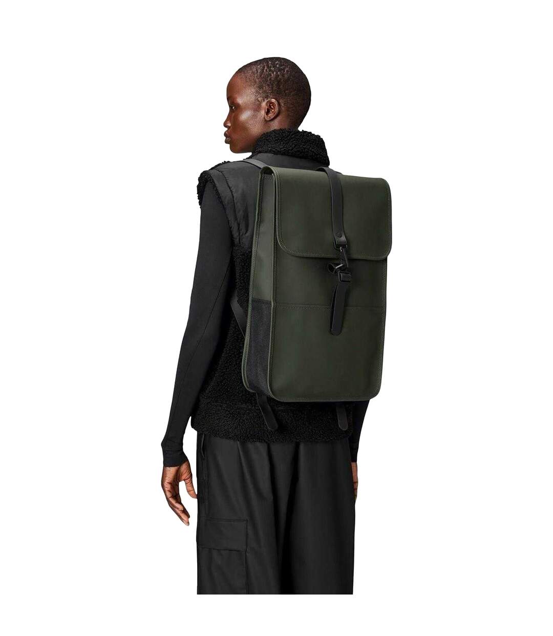 Commuter Backpack One Size Green Rains-3