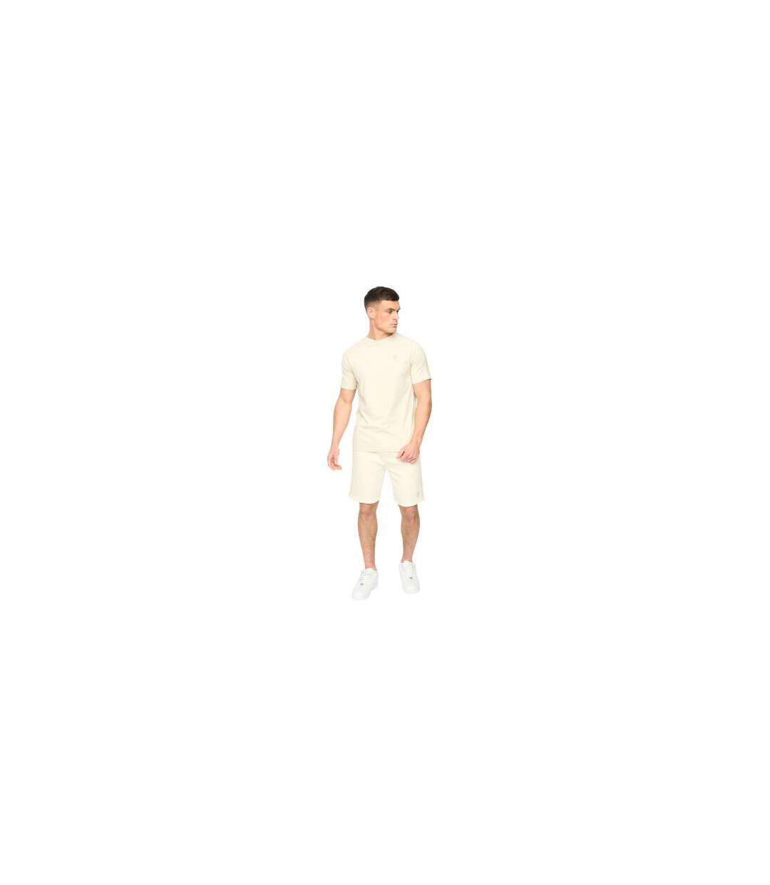 Mens Cresswill T-shirt Neutral Crosshatch-1